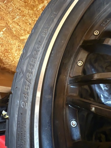 245/35Rタイヤホイール20インチ