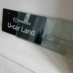 ナンバーカバーみずいろの画像