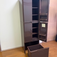 【無料】Mckinley製食品庫　キッチンストッカー　キャスター付ワゴンの画像