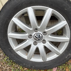 フォルクスワーゲンゴルフ純正ホイールタイヤセットの画像