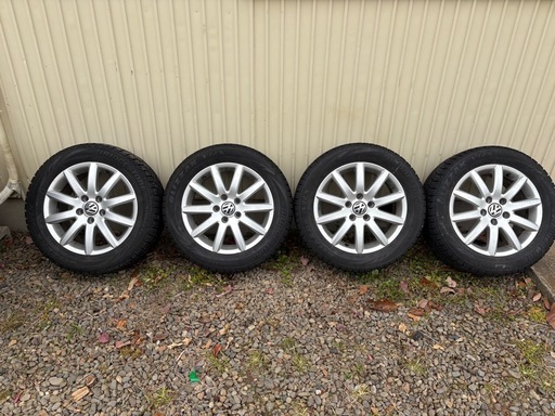 フォルクスワーゲンゴルフ純正ホイールタイヤセット
