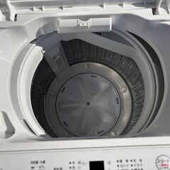 ヤマダセレクト 全自動電気洗濯機 RORO YWM-T55LW 2023年製 5.5kg 取扱説明書あり 通電・動作確認済の画像