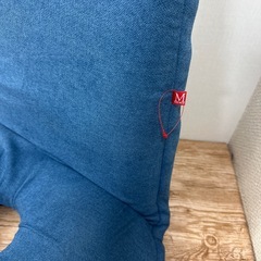 座椅子クッションふかふかリクライニング式の画像