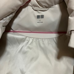 ダウンジャンバーユニクロＬの画像