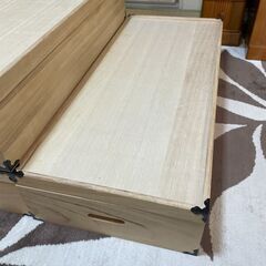 【高級感】桐 衣装ケース 桐箪笥 幅42×奥98×高21cm