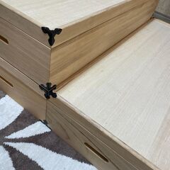 【高級感】桐 衣装ケース 桐箪笥 幅42×奥98×高21cmの画像