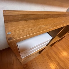 無印スタッキングシェルフの画像