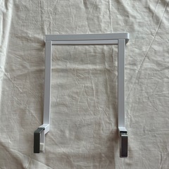 美品　山崎実業 tower タオルハンガー キッチン収納 タオル掛け　ホワイトの画像