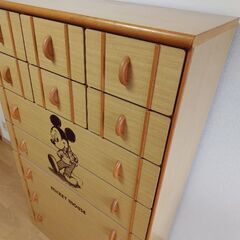 収納タンス（ミッキーマウス）の画像