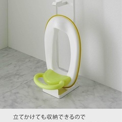 【新品】トイレットペーパーストッカー　補助便座スタンドの画像