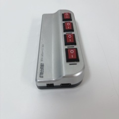 🟢 BUFFALO USB2.0ハブ 4ポート AC/個別スイッチ付 セルフ＆バスパワー両対応の画像
