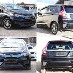 【車検2年付き‼️】1年間保証付！ポッキリ価格！！下取り大歓迎🙆‍♂️フィットハイブリッド　ブラック　ローン＆カード決済⭕️の画像