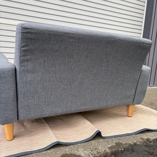 LOWYA ロウヤ 2人掛けソファー ソファ グレー コンパクト 一人暮らし