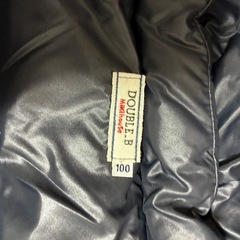 美品キッズダウン100の画像