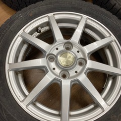 軽バン用軽自動車スタッドレスタイヤアルミホイール4本セットの画像