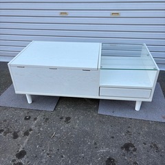 LOWYA ロウヤ　Irrror ドレッサーテーブル　収納家具　ホワイト　白家具　の画像