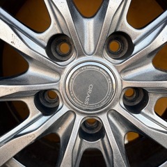 2024年中古スタッドレスタイヤ ホイールセット 4本セット GRASSの画像