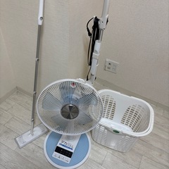 掃除機・クイックルワイパー・かご・扇風機