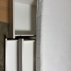 ニトリ　ベッドフレーム、マットレス(シングル)の画像