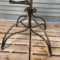 アンティーク　ラック　花柄　アイアン　ローズ　園芸ラック　ヴィンテージ　フラワースタンド　の画像