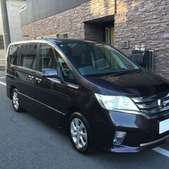 セレナハイウェイスター　Vセレクション　乗って帰れます　車検8年6月　両側パワスラ　ETC　バックモニター　Bluetoothの画像