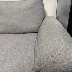 洗えるソファー　L字型の画像