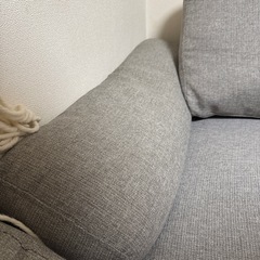 洗えるソファー　L字型の画像