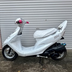 HONDA DIO AF34 AF35ライブディオ ZX仕様 カスタム　ホワイトの画像