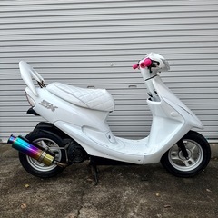 HONDA DIO AF34 AF35ライブディオ ZX仕様 カスタム　ホワイトの画像