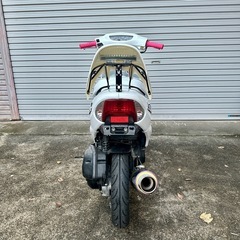 HONDA DIO AF34 AF35ライブディオ ZX仕様 カスタム　ホワイトの画像