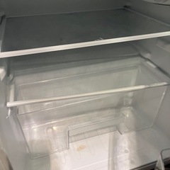 冷蔵庫と電子レンジセットホワイトカラーの画像