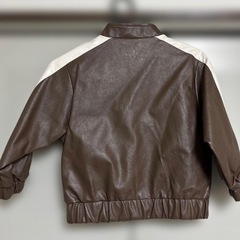 本日まで　革ジャン 革ジャケット キッズ アウター 新品未使用の画像