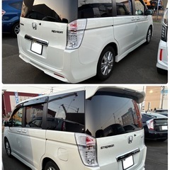 ⭐️⭐️ステップワゴンスパーダZ✨✨車検R8.7月迄有‼️両側パワースライド🌈ナビ🌈人気のミニバン‼️の画像