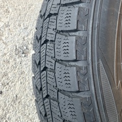 ジャンク 軽 スタッドレス  155/65R14 冬タイヤの画像