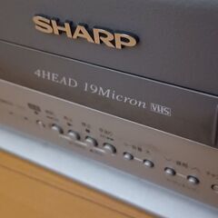 SHARP　テレビデオ　テレビ　無料　ビデオ　本日までの画像
