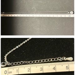 【新品】MOISSANITE モアサナイト 1ct・0.5ct ネックレス 2点セット #2の画像