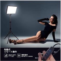 2パック撮影用ライト　LEDビデオライト　写真スタジオ撮影　YouTubeの画像