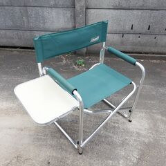 コールマン Coleman テーブル ナチュラルモザイク リビングテーブル 90プラス アマゾン限定色 オリーブ ×１台 ＋ アルミ キャプテン チェア テーブル付 ×１台 グリーン系 緑色 アウトドア キャンプ 防災用品　その１の画像