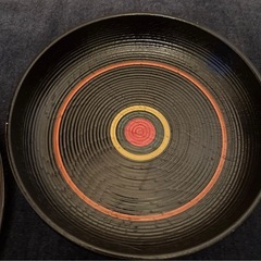 お盆 漆器 丸盆 昭和レトロ 角盆 盆 トレーの画像
