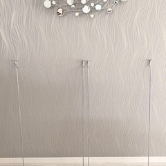  【未使用品】クロゼットシステム収納 フックハンガー 500mm【２個セット】の画像