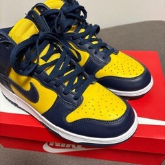 Nike Dunk High "Michigan" CZ8149-700 27.5cmの画像