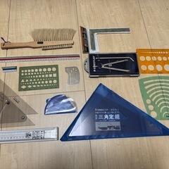 【MAX 平行定規 MP-400FL II】製図道具フルセット＋図面ケース付きの画像