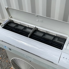 取付け可 ! !◇シャープ エアコン 6畳用 2018年製 プラズマクラスター 内部洗浄AY-H22TD　高圧洗浄済み ! 保証付き ! !の画像