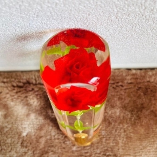 シフトノブ 一輪の花 造花