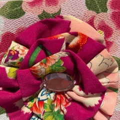 ファブリックパネル 着物地ハンドメイド 特価の画像