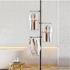 つっぱり棒　物干しポールの画像