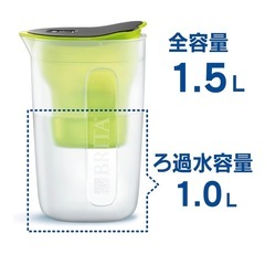 ブリタ　浄水ポット　ファン　ライムの画像