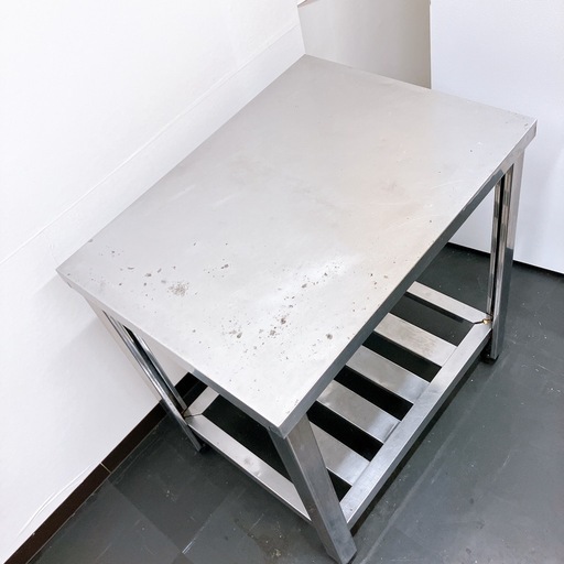 【決まりました】★値下げしました‼️★D45×W60 H65.5cm 厨房 業務用 ステンレス 調理台 作業台