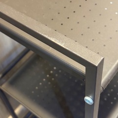 ドウシシャ キッチンワゴン 3段 ダークブラウン GC-P76DBの画像