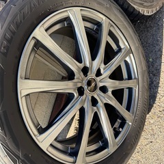 ハリヤー‼️スタッドレスタイヤホイール‼️4本セット‼️ブリヂストン‼️2018年製‼️バリ山‼️ブリザック‼️の画像